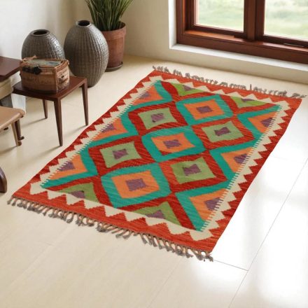 Koberec Kelim Chobi 120x75 ručně tkaný Afghánský Kelim z vlny