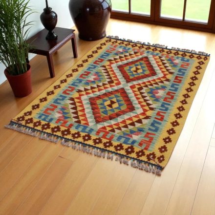 Koberec Kilim Chobi 150x100 ručně tkaný afghánský kilim z vlny