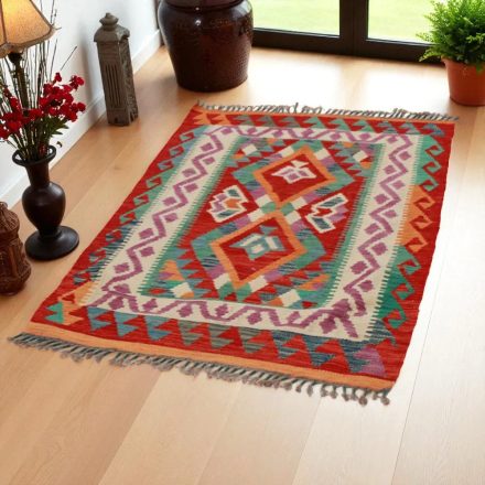 Kilimový koberec Chobi 142x101 ručně tkaný vlněný kilim