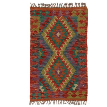 Koberec Kelim Chobi 62x102 ručně tkaný afghánský kilim z vlny