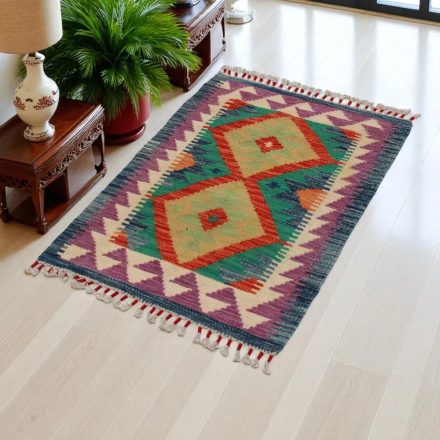 Koberec Kelim Chobi 58x91 ručně tkaný Afghánský Kelim z vlny