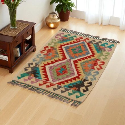 Koberec Kelim Chobi 62x80 ručně tkaný Afghánský Kelim z vlny