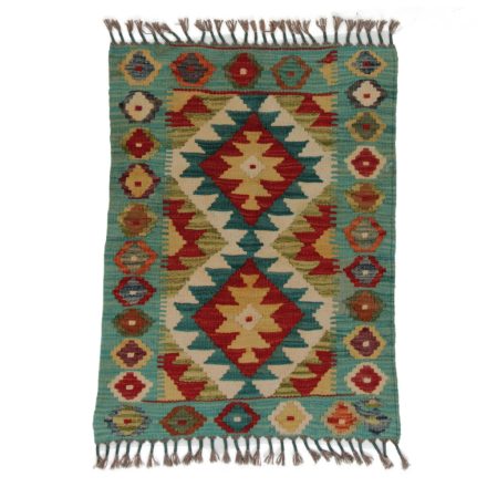 Koberec Kilim Chobi 81x61 ručně tkaný afghánský kilim z vlny