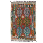 Koberec Kelim Chobi 154x104 ručně tkaný vlněný koberec kilim