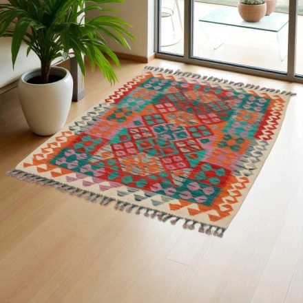 Afghánský kilimový koberec 150x105 etnický kilim