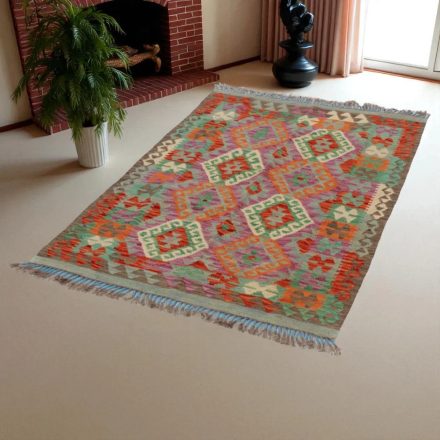 Koberec Kilim Chobi 151x104 ručně tkaný afghánský kilim z vlny