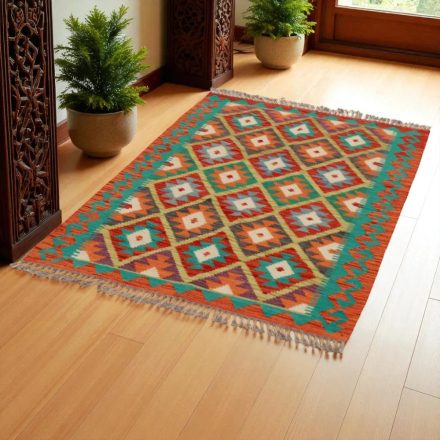 Koberec Kilim Chobi 149x103 ručně tkaný afghánský kilim z vlny