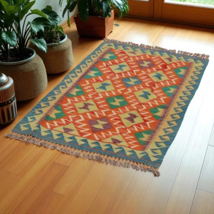 Koberec Kelim Chobi 125x78 ručně tkaný Afghánský Kelim z vlny