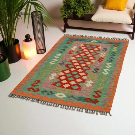 Afghánský kilimový koberec Chobi 157x101 plochý tkaný koberec