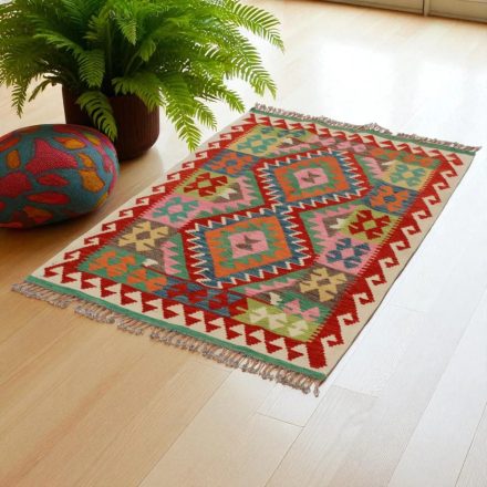 Koberec Kilim Chobi 100x151 ručně tkaný afghánský kilim z vlny