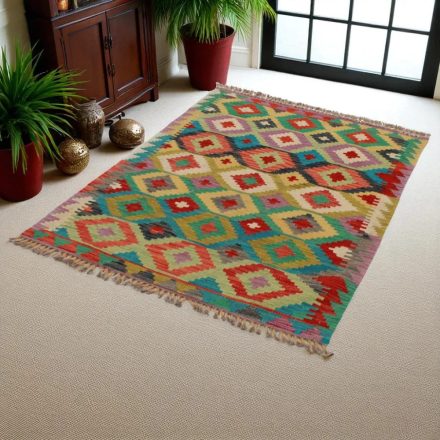 Kilimový koberec Chobi 147x103 ručně tkaný vlněný kilim
