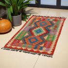 Koberec Kelim Chobi 126x80 ručně tkaný Afghánský Kelim z vlny