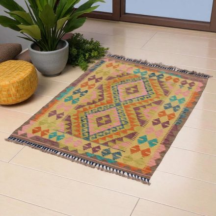 Koberec Kelim Chobi 117x87 ručně tkaný Afghánský Kelim z vlny