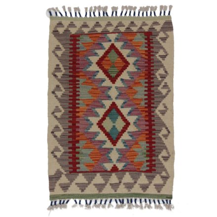 Koberec Kilim Chobi 84x60 ručně tkaný afghánský kilim z vlny