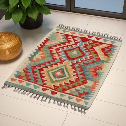 Koberec Kelim Chobi 95x70 ručně tkaný Afghánský Kelim z vlny