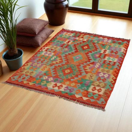 Koberec Kilim Chobi 149x105 ručně tkaný afghánský kilim z vlny