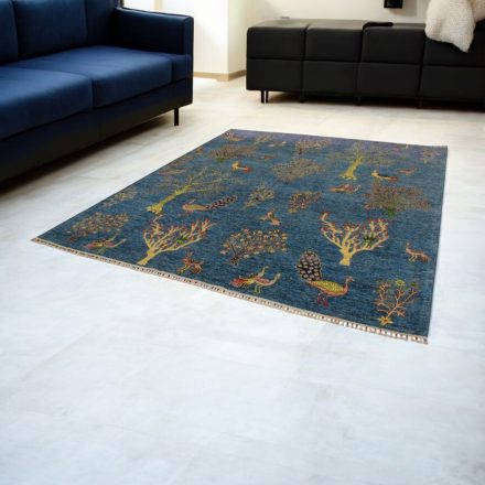 Orientální koberec Afshar naqsha 253x293 ručně vázaný afghánský koberec