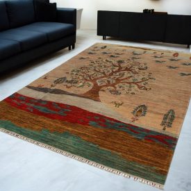   Orientální koberec Afshar naqsha 200x299 ručně vázaný afghánský koberec