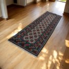 Orientální běhouný koberec Aqcha Bukhara 80x285 ručně vázaný afghánský koberec
