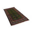 Orientální běhouný koberec Aqcha Bukhara 96x205 ručně vázaný afghánský koberec