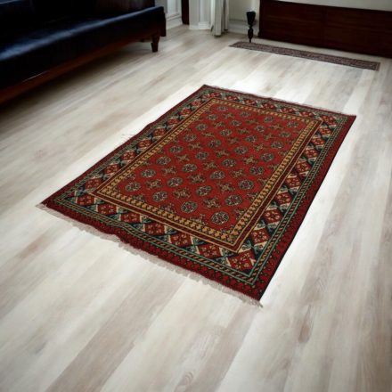 Orientální koberec Aqcha Bukhara 128x183 ručně vázaný afghánský koberec