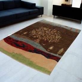 Orientální koberec Afshar naqsha 205x293 ručně vázaný afghánský koberec