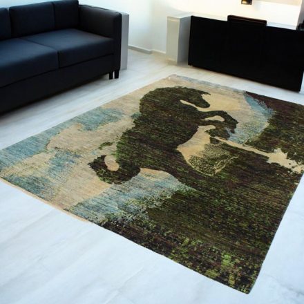 Orientální koberec Afshar naqsha 197x293 ručně vázaný afghánský koberec