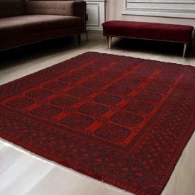 Orientální koberec Aqcha Sloní noha 255x334 ručně vázaný afghánský koberec