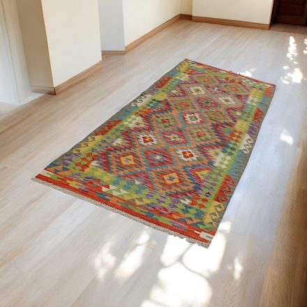 Afghánský Běhouný Kilim Chobi 97x276 etnický ručně tkaný koberec Kilim
