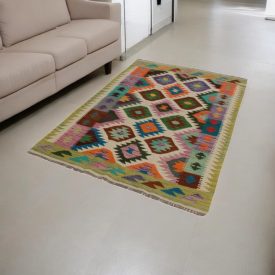  Koberec Kelim Maimana 123x177 afghánský ručně tkaný koberec Kilim