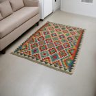 Ručně tkaný Kelim Chobi 131x181 afghánský vlněný koberec Kilim