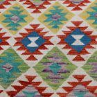 Ručně tkaný Kelim Chobi 131x181 afghánský vlněný koberec Kilim