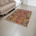Vlněný koberec Kelim Chobi 131x174 ručně tkaný Afghánský Kelim