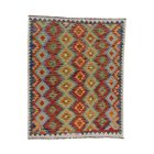 Etnický koberec Kelim Chobi 152x189 ručně tkaný Kilim