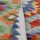 Etnický koberec Kelim Chobi 152x189 ručně tkaný Kilim