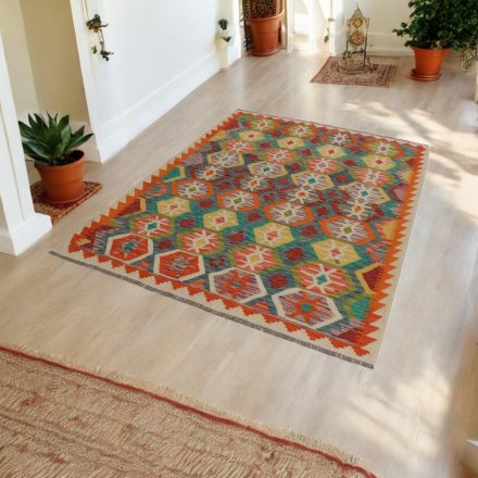 Koberec Kilim Chobi 156x204 afghánský ručně tkaný Kilim