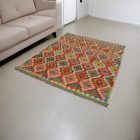 Ručně tkaný Kelim Chobi 160x194 afghánský vlněný koberec Kilim