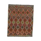 Ručně tkaný Kelim Chobi 160x194 afghánský vlněný koberec Kilim