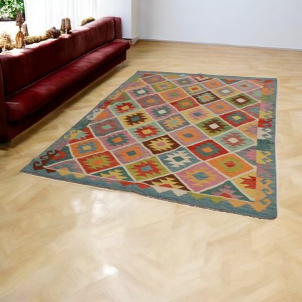 Vlněný koberec Kelim Chobi 182x250 ručně tkaný Afghánský Kelim