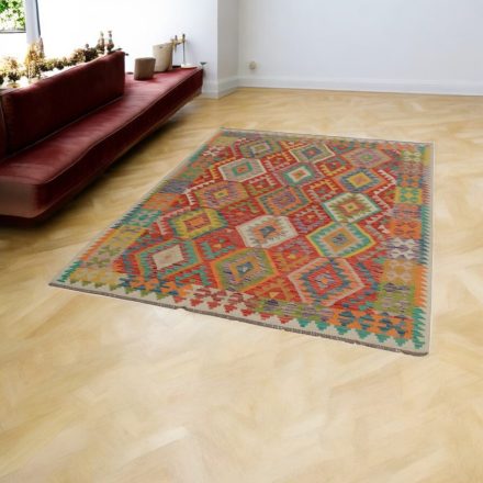 Koberec Kilim Chobi 172x235 afghánský ručně tkaný Kilim