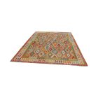 Ručně tkaný Kelim Chobi 215x293 afghánský vlněný koberec Kilim