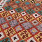 Vlněný koberec Kelim Chobi 207x299 ručně tkaný Afghánský Kelim