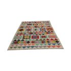 Vlněný koberec Kelim Chobi 164x244 ručně tkaný Afghánský Kelim