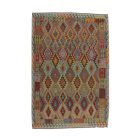 Afghánský koberec Kelim Chobi 205x303 etnický ručně tkaný Kilim