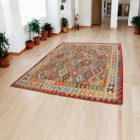 Ručně tkaný Kelim Chobi 207x290 afghánský vlněný koberec Kilim