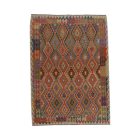 Ručně tkaný Kelim Chobi 202x286 afghánský vlněný koberec Kilim