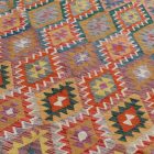 Ručně tkaný Kelim Chobi 202x286 afghánský vlněný koberec Kilim