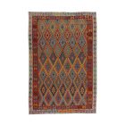 Etnický koberec Kelim Chobi 202x295 ručně tkaný Kilim
