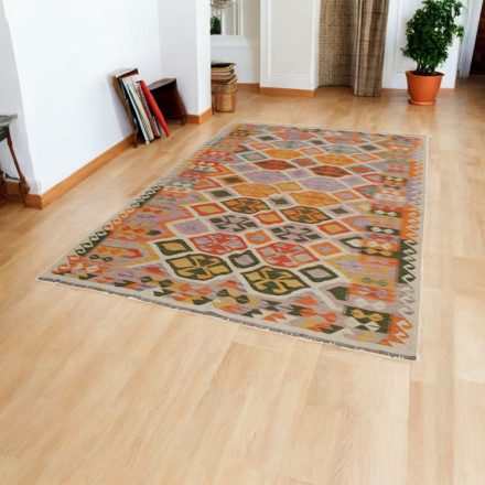 Vlněný koberec Kilim Chobi 189x293 ručně tkaný afghánský Kilim