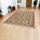 Ručně tkaný Kelim Chobi 196x296 afghánský vlněný koberec Kilim